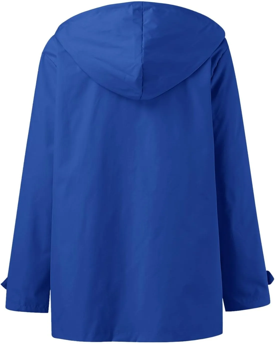 2023 Rain Jacket Women Lightweight Raincoat Waterproof Windbreaker Trendy Casual Climbing Outdoor Trench Coats Outerwear