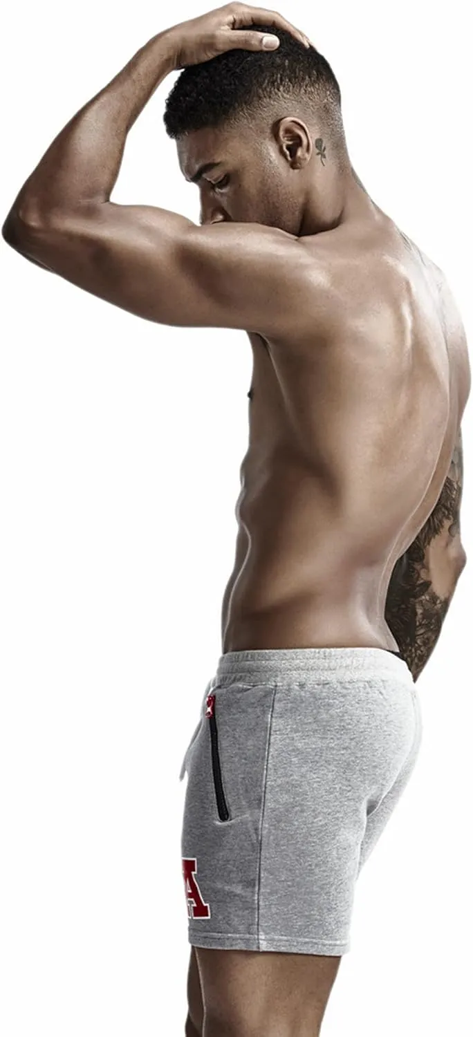 52hertz Men's Workout Athletic Running Shorts with Drawstring Summer Elastic Waistband Lounge Casual Shorts with Pockets