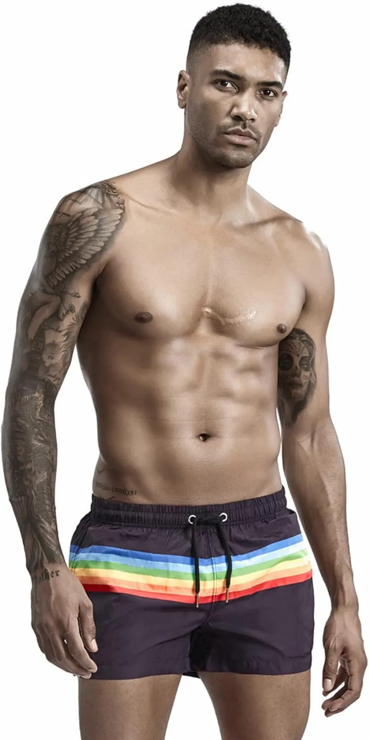 52hertz Men's Workout Athletic Running Shorts with Drawstring Summer Elastic Waistband Lounge Casual Shorts with Pockets