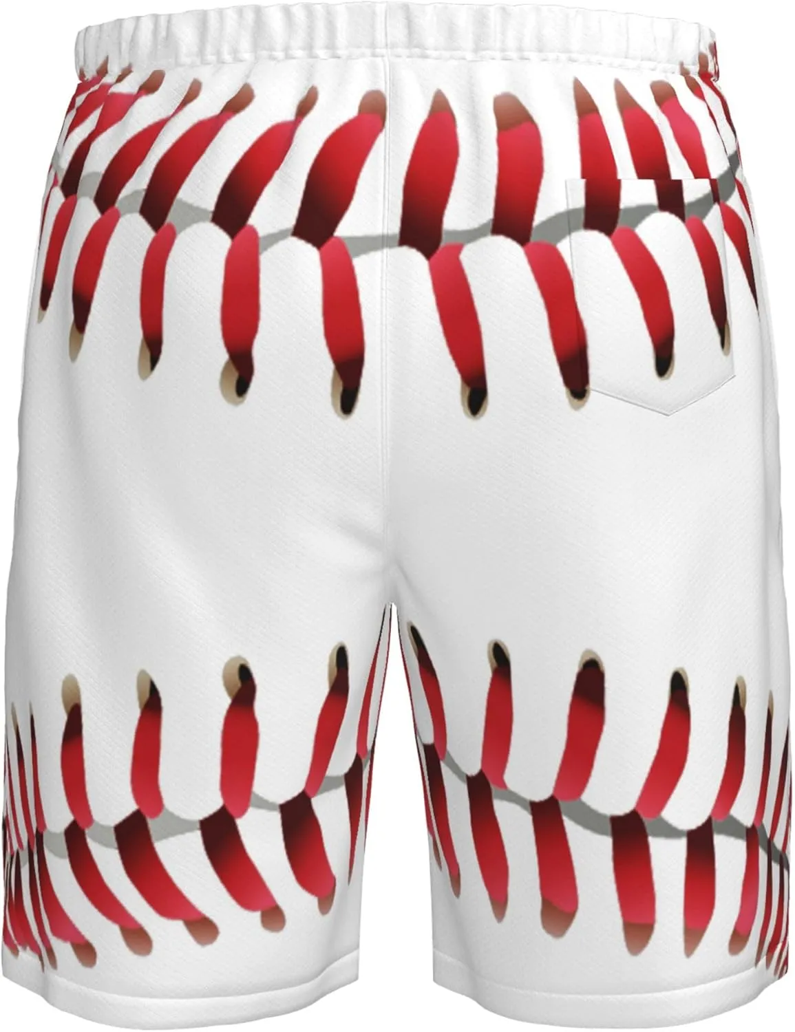 AMRANDOM Mens Casual Shorts Drawstring Summer Beach Golf Shorts Bathing Suit Swim Trunks