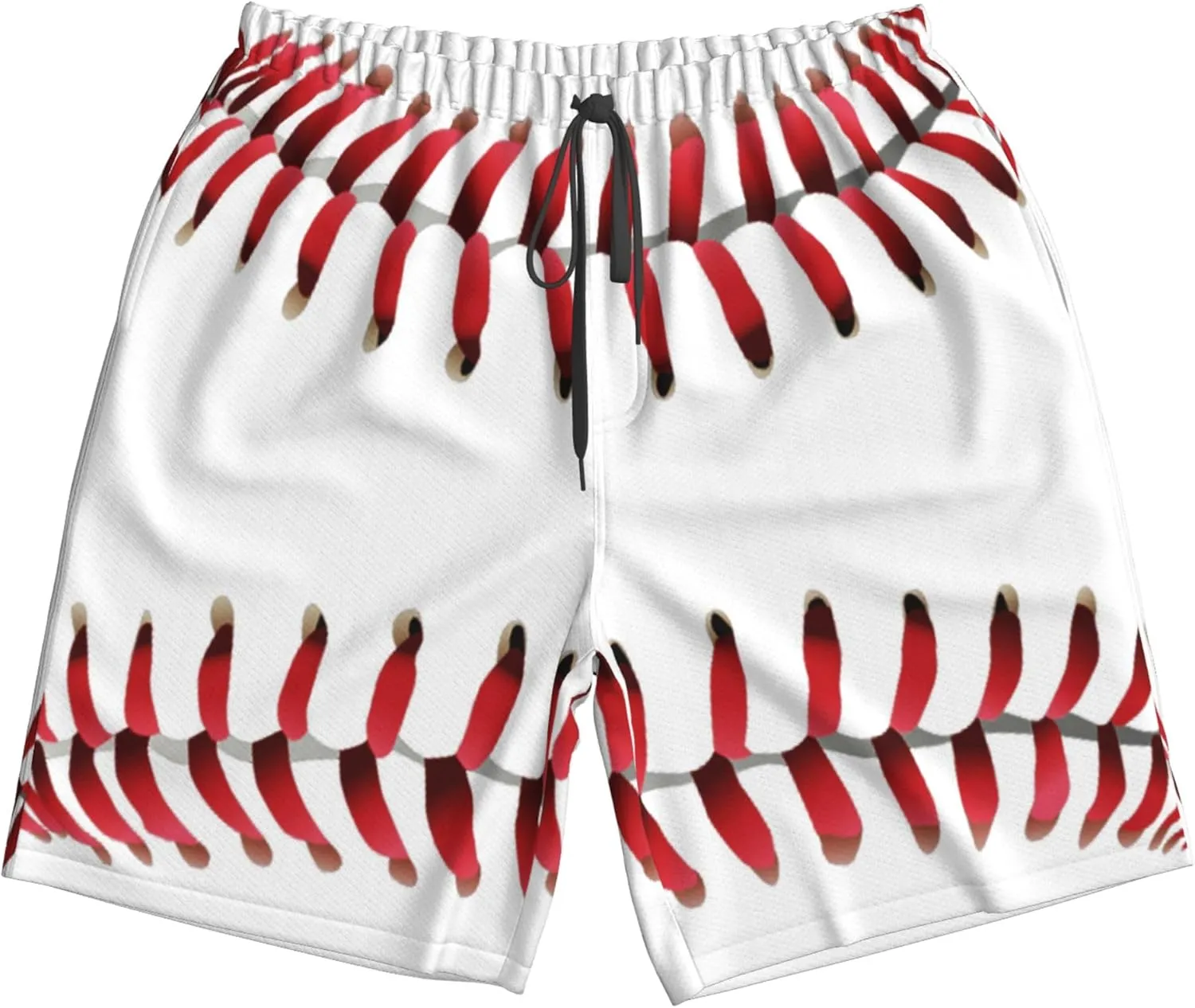 AMRANDOM Mens Casual Shorts Drawstring Summer Beach Golf Shorts Bathing Suit Swim Trunks