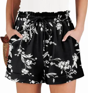 Angerella Women Casual Shorts Drawstring Comfy Elastic Waist Shorts Summer Pull On Short Pants with Pockets