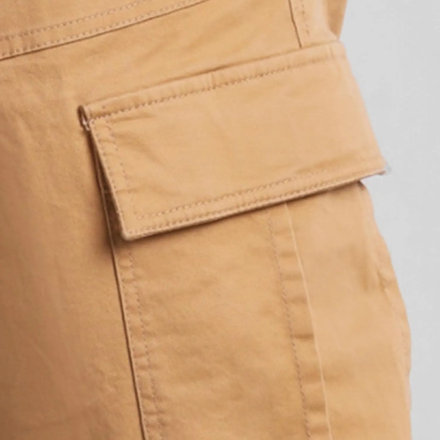 Bidobibo Cargo Pants for Men Relaxed Fit Elastic Waist Tactical Pants Multi-Pocket Cargo Pants Outdoor Work Trousers 2025
