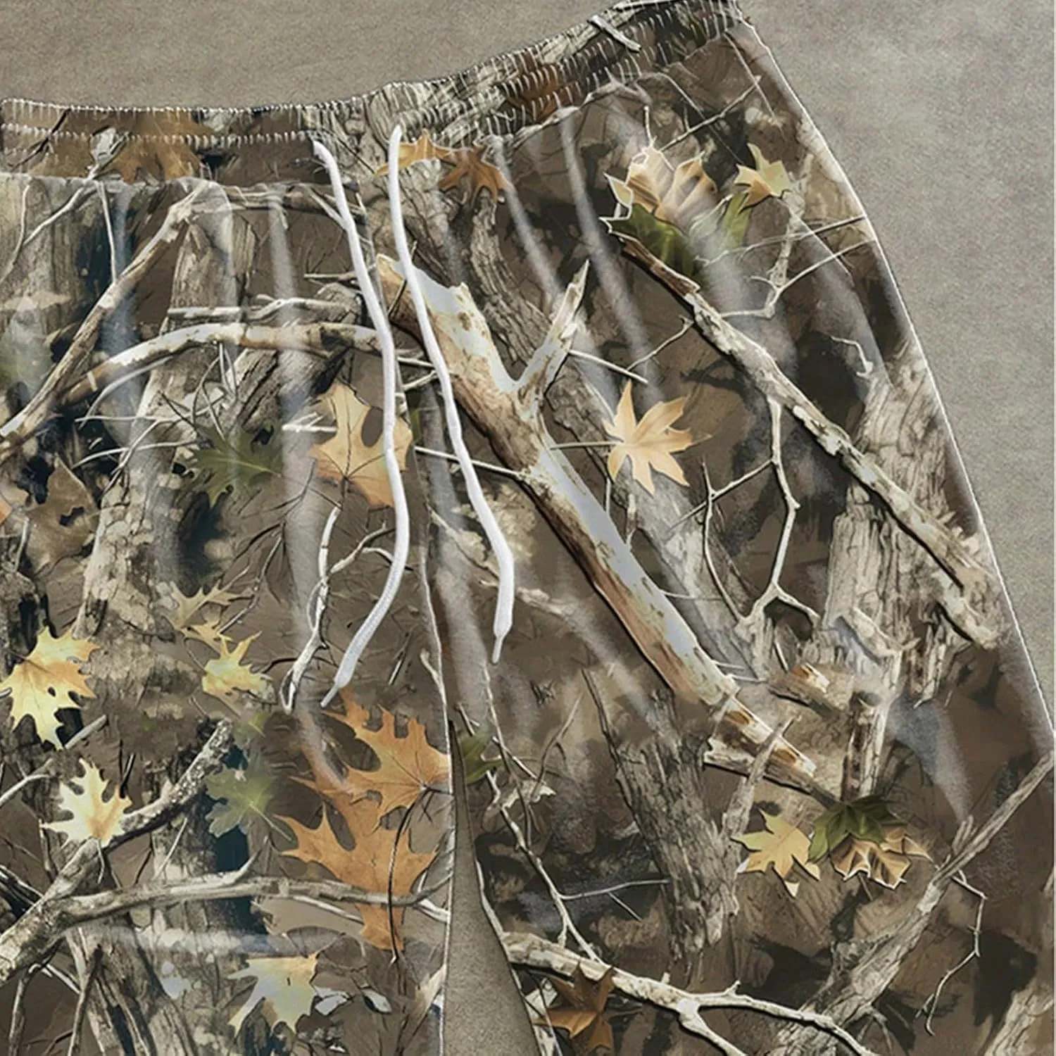 Camo Pants Women Graphic Baggy Sweatpants Camo Print Straight Wide Leg Joggers Street Wear Drawstring Sweat Pant