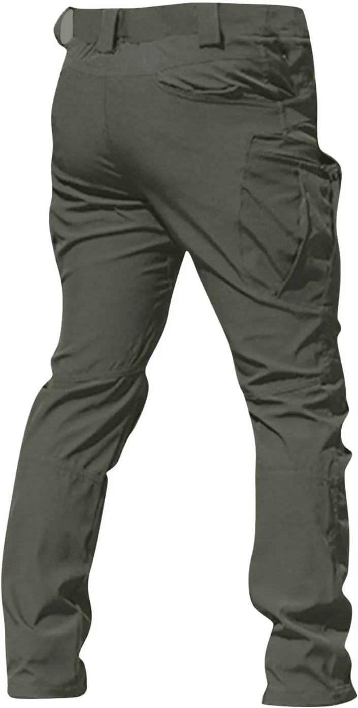 Cargo Pants for Men Tactical Water Resistant Camo Hiking Pants Multi Pocket Outdoor Carpenter Relaxed Fit Work Pant