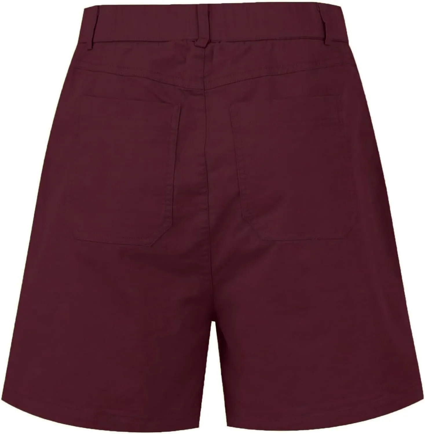 Comfy Stretch Twill Shorts for Women,Elastic Waist Casual Twill Short,Summer Chino Short,Pull On Denim Shorts with Pockets