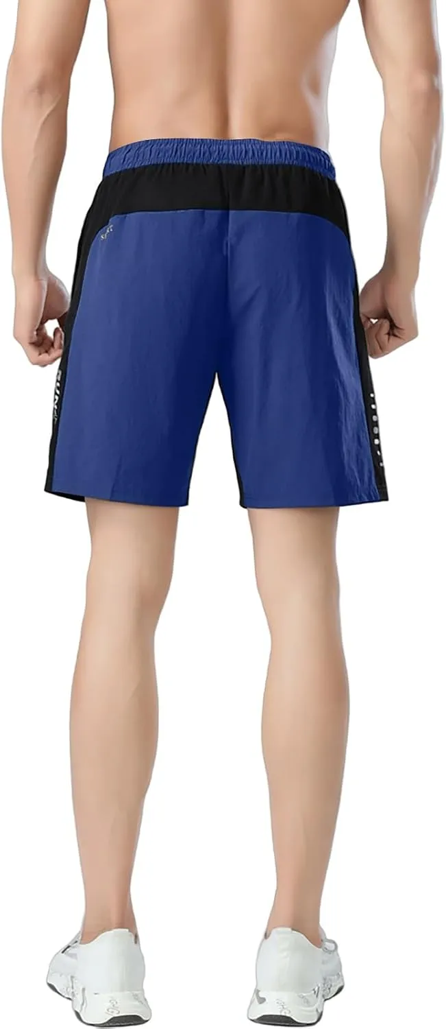 Gym Shorts Men Loose-Fit Quick Dry Lightweight Running Workout Athletic Casual Shorts with Pockets