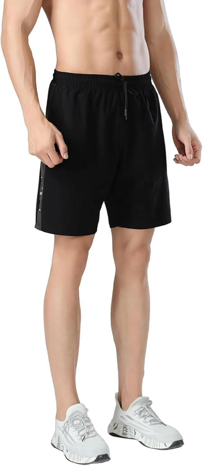 Gym Shorts Men Loose-Fit Quick Dry Lightweight Running Workout Athletic Casual Shorts with Pockets