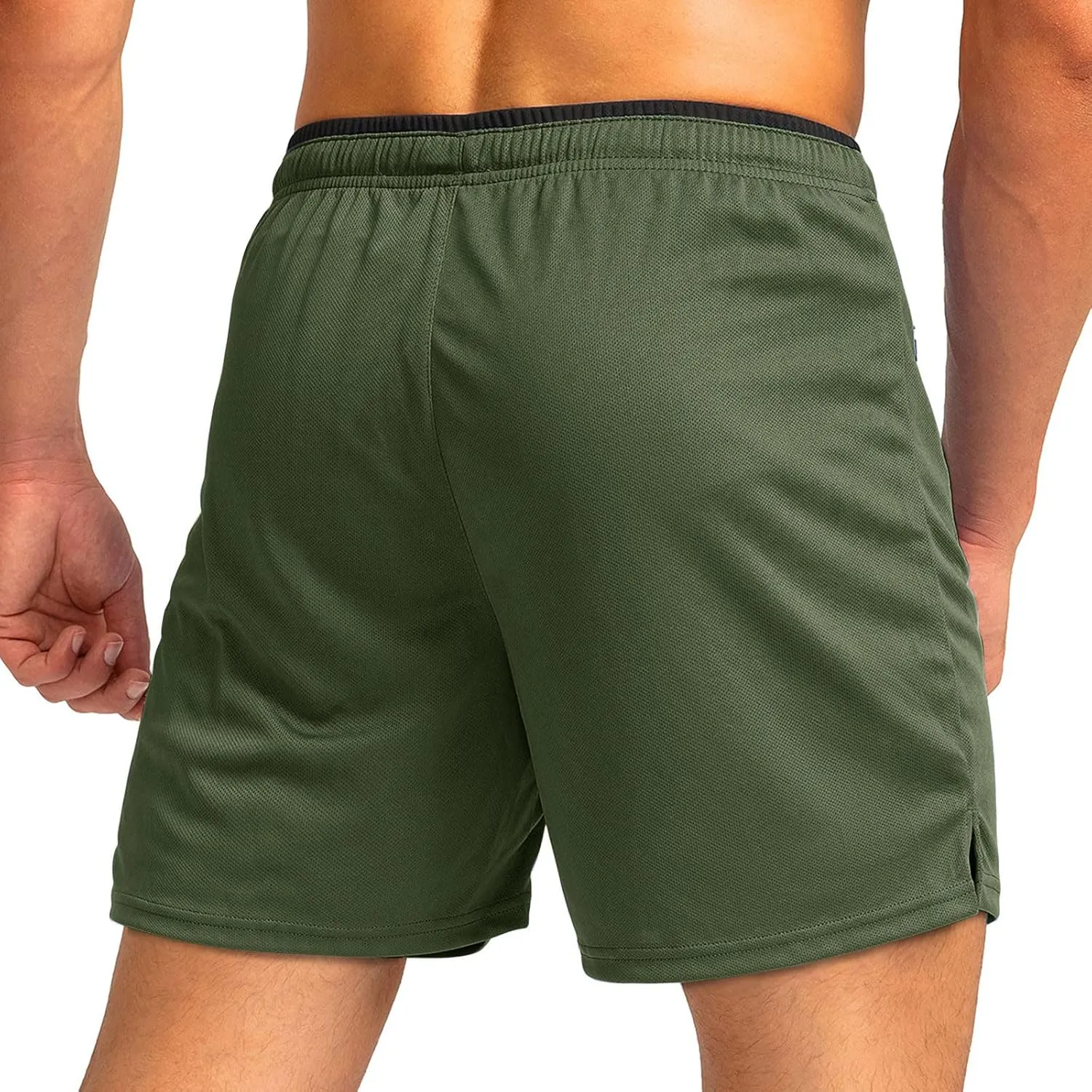 HAVUITYY Men's Casual Shorts 2025 Summer Beach Elastic Waist Drawstring Lightweight Pants Hiking Athletic Workout Shorts