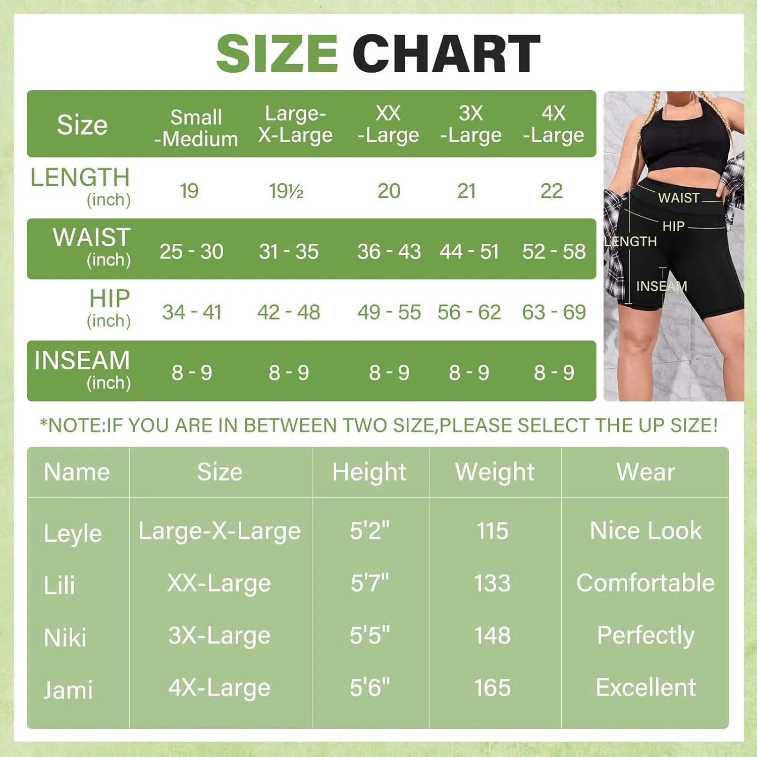 HLTPRO 3 Pack Plus Size Biker Shorts with Pockets for Women (S-4XL)- 8"/5"/3" High Waist Tummy Control Shorts for Yoga