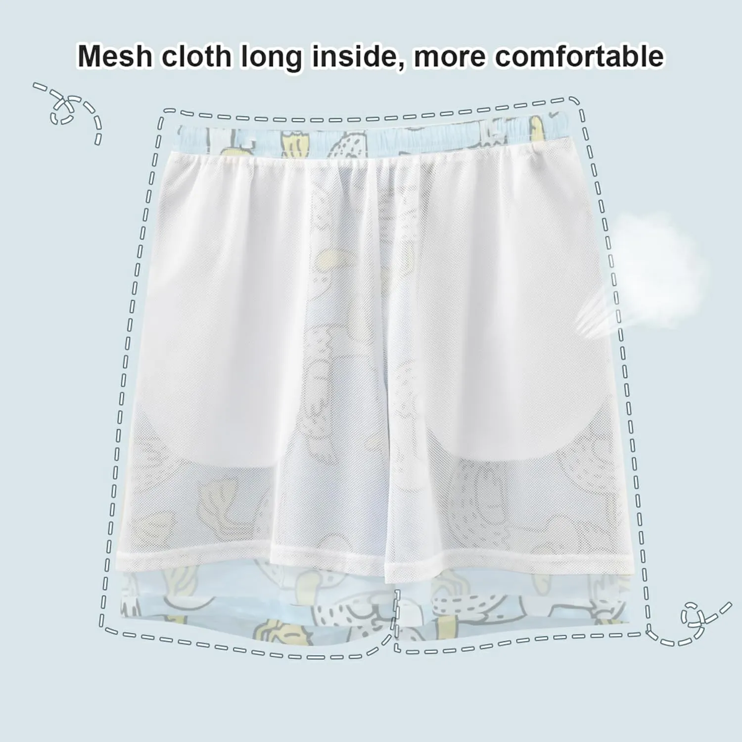 Magical Butterfly Neon Glow Mens Swim Trunks Funny Beach Casual Shorts Vacation Drawstring Shorts S