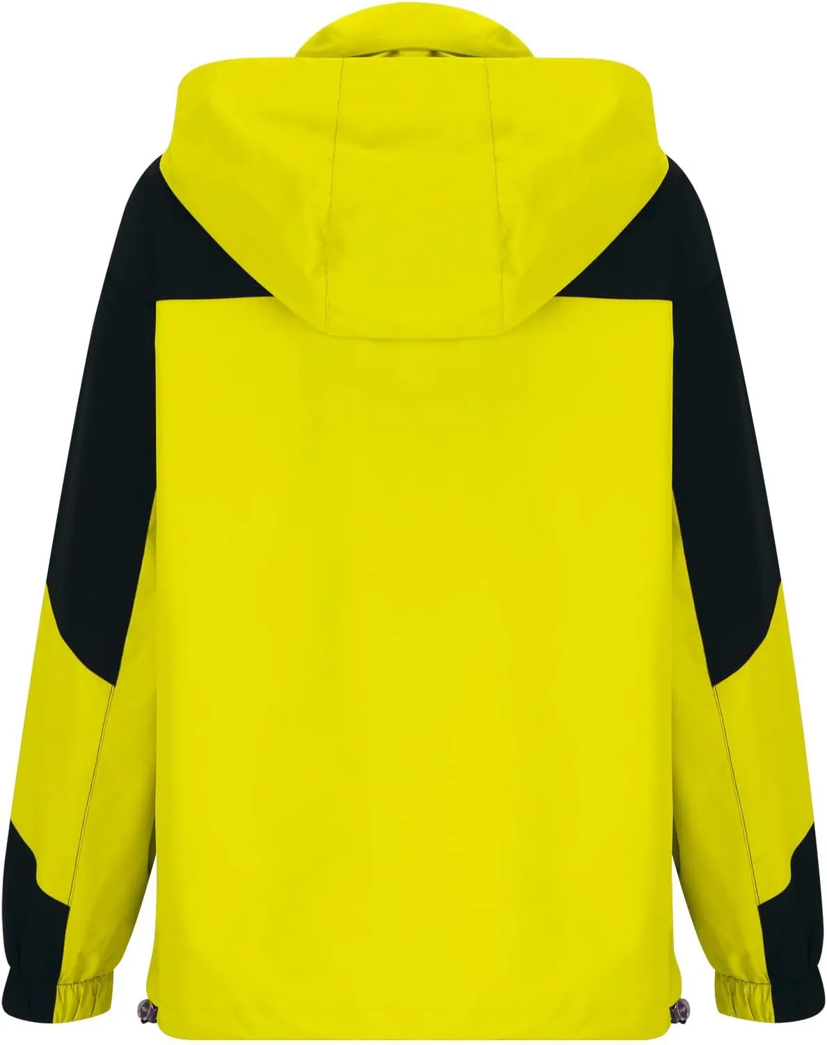 Men Women Waterproof Rain Jacket Color Block Outdoor Hiking Travel Windbreaker 2024 Fall Winter Hooded Raincoats