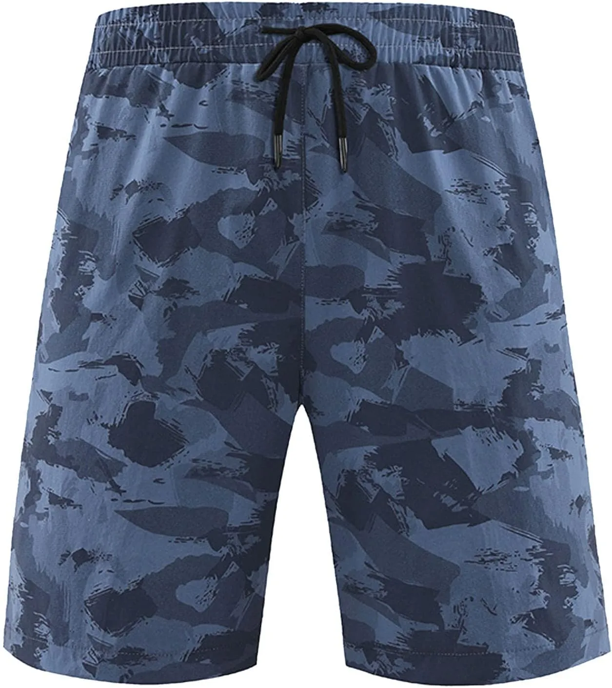 Men Workout Running Shorts Lightweight Gym Athletic Shorts for Men with Zipper Pockets Quick Dry Gym Workout Athletic Shorts