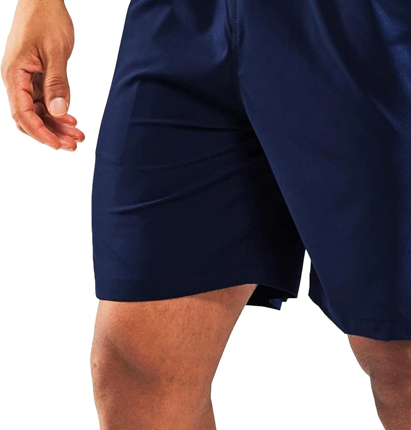 Men's 7" Stretch Quick Dry Summer Shorts Breathable Comfort Running Short Solid Loose Fit Workout Shorts