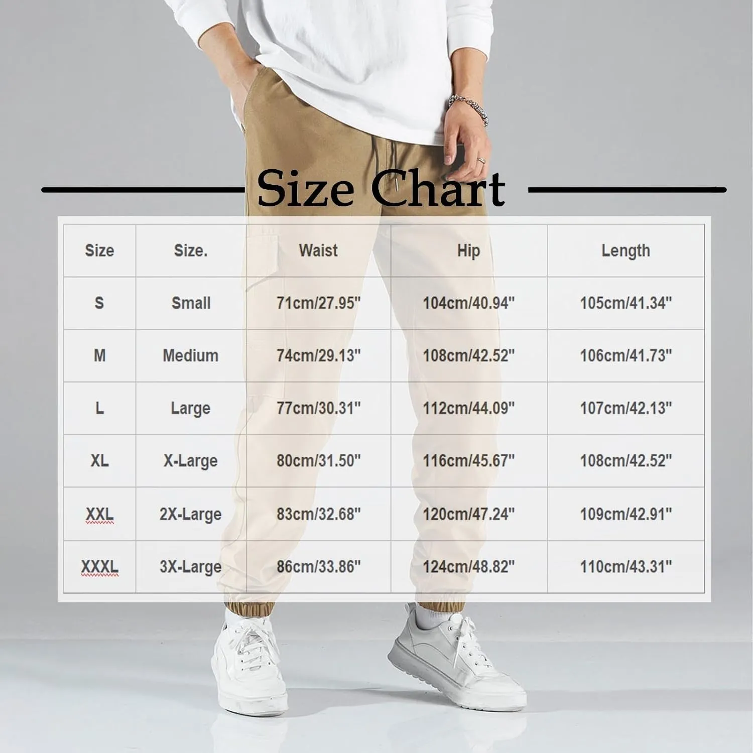 Men's Cargo Pants Drawstring Elastic Waist Jogger Multi Pockets Summer Hiking Stretch Stylish Baggy Athletic Trousers