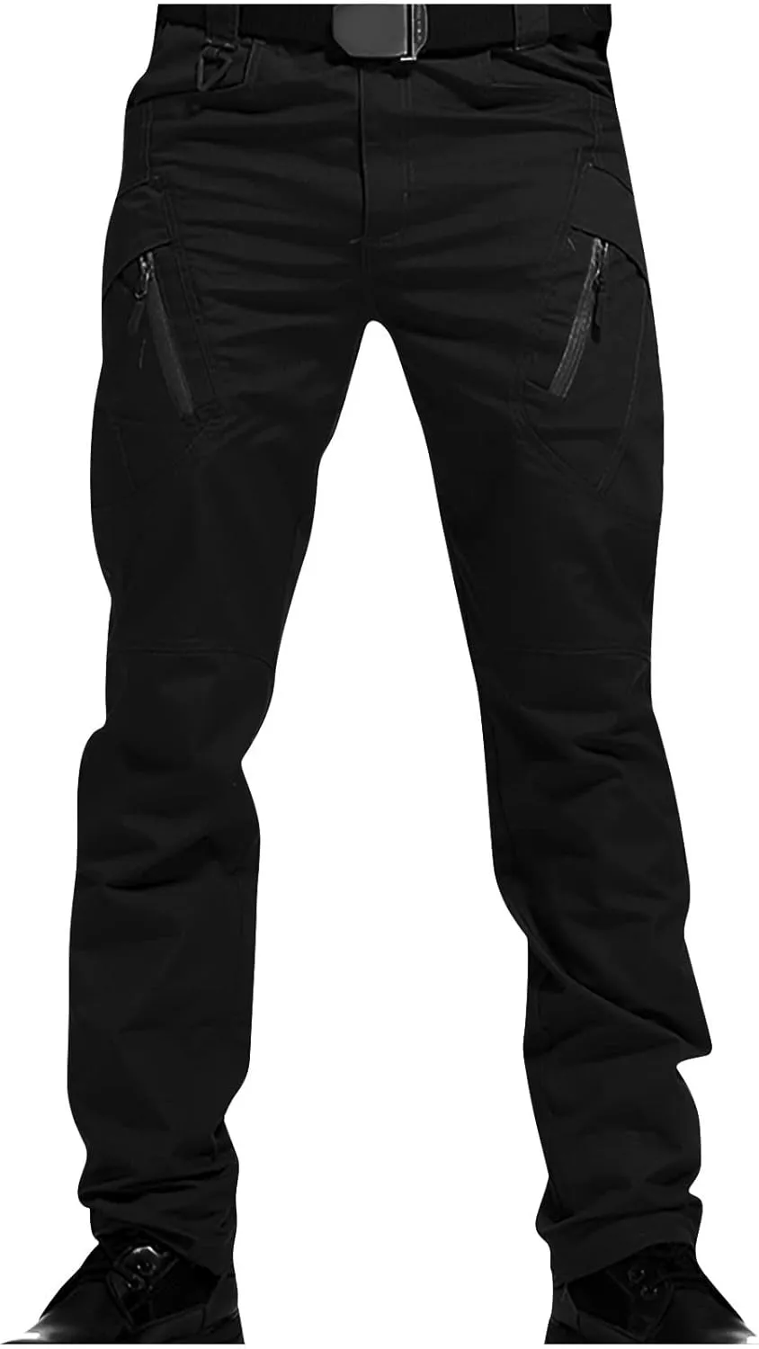 Men's Cargo Pants Outdoor Athletic Multi-Pockets Hiking Tactical Pants Casual Regular Straight Stretch Hiking Trousers Pants