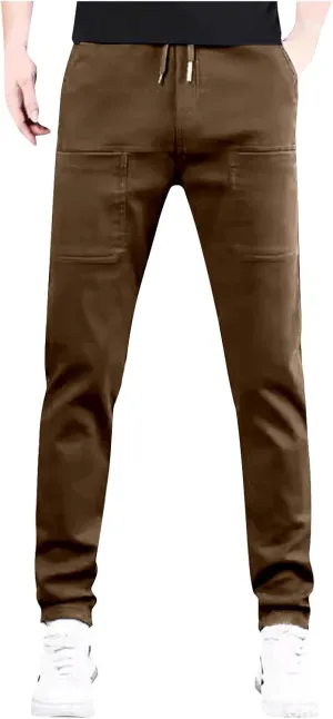 Mens Cargo Pants with Pockets, High Stretch Multi-Pocket Durable Cargo Pants, Lightweight Tactical Water Proof Pant
