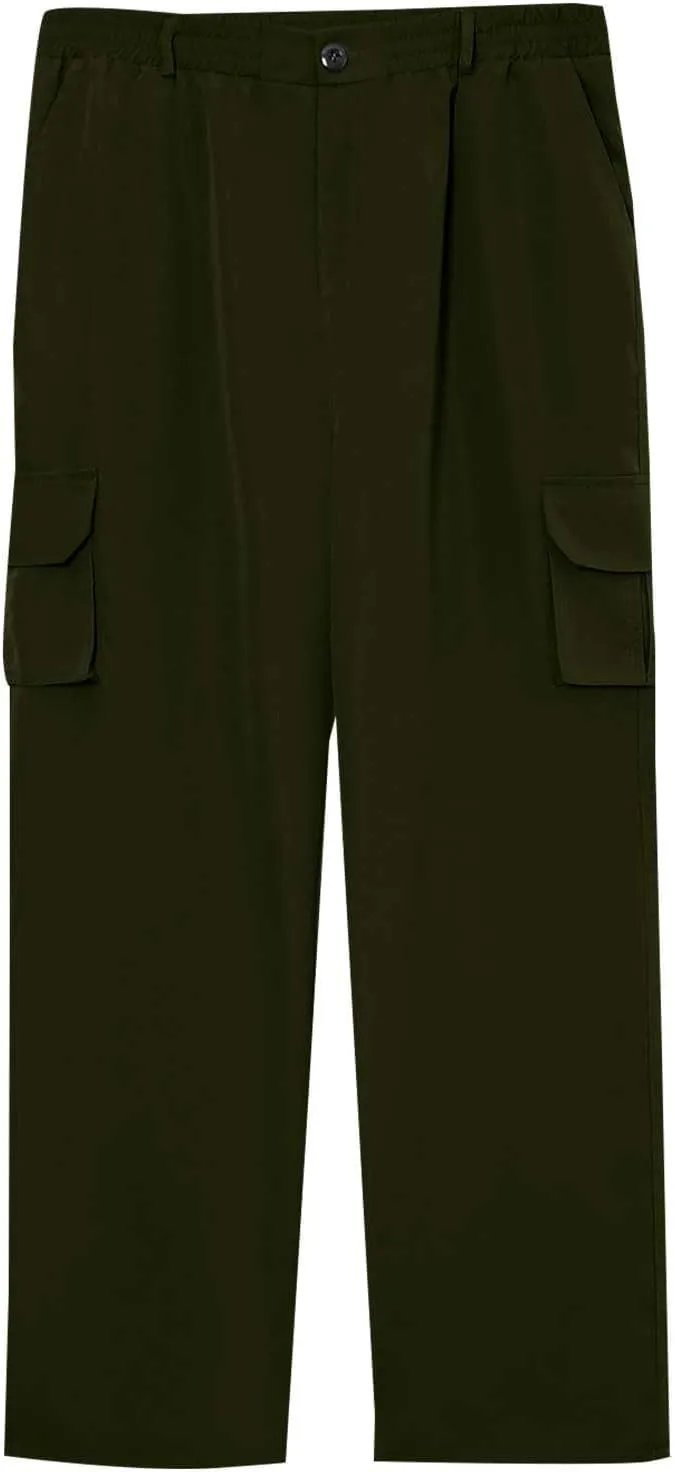 Mens Cargo Work Pants Relaxed Fit Stretch Outdoor Hiking Pants Waterproof Ripstop Camo Tactical Pants Multi Pockets