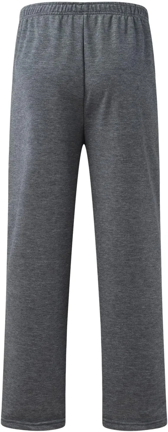 Mens Casual Loose Pants, Elastic Waist Drawstring Cotton Linen Pants, Summer Solid Color Yoga Beach Lightweight Trousers