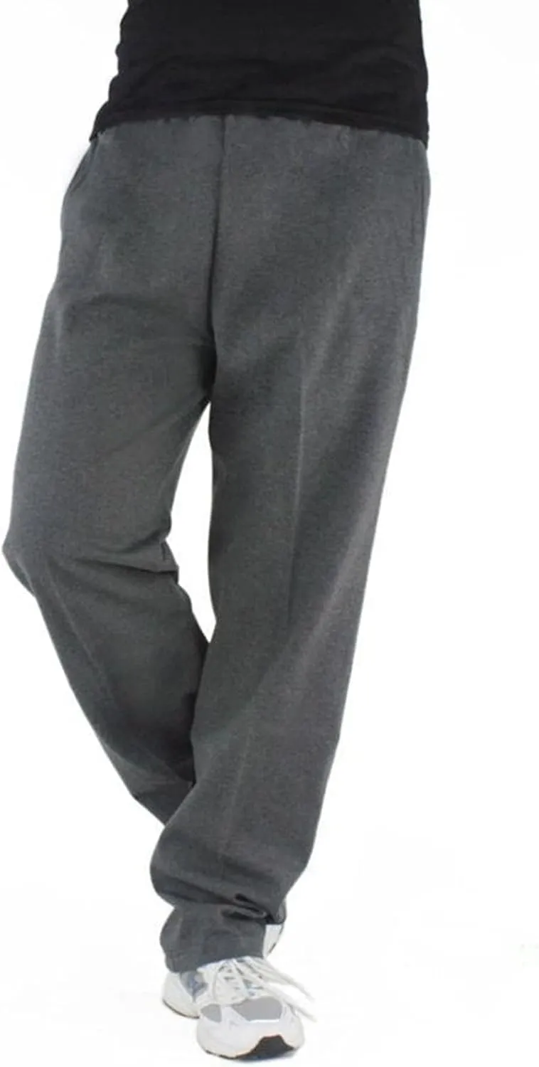 Mens Casual Loose Pants, Elastic Waist Drawstring Cotton Linen Pants, Summer Solid Color Yoga Beach Lightweight Trousers