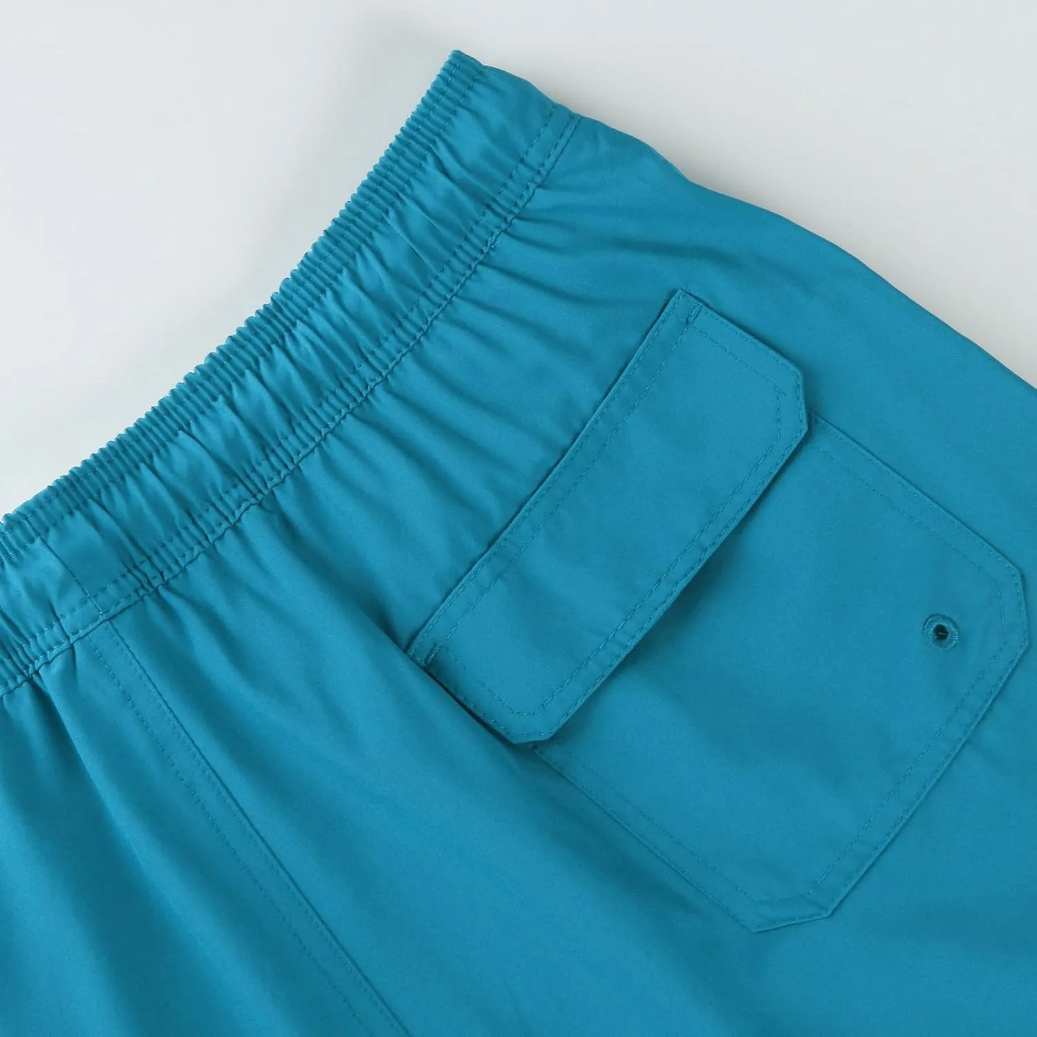 Mens Casual Shorts - Elastic Waist Drawstring Summer Beach Stretch Twill Chino Golf Short with Pockets