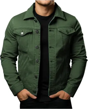 Men's Corduroy Jacket Sherpa Lined Fleece Trucker Jackets Fashion Turn-down Collar Jacket Warm Winter Coat Jacket
