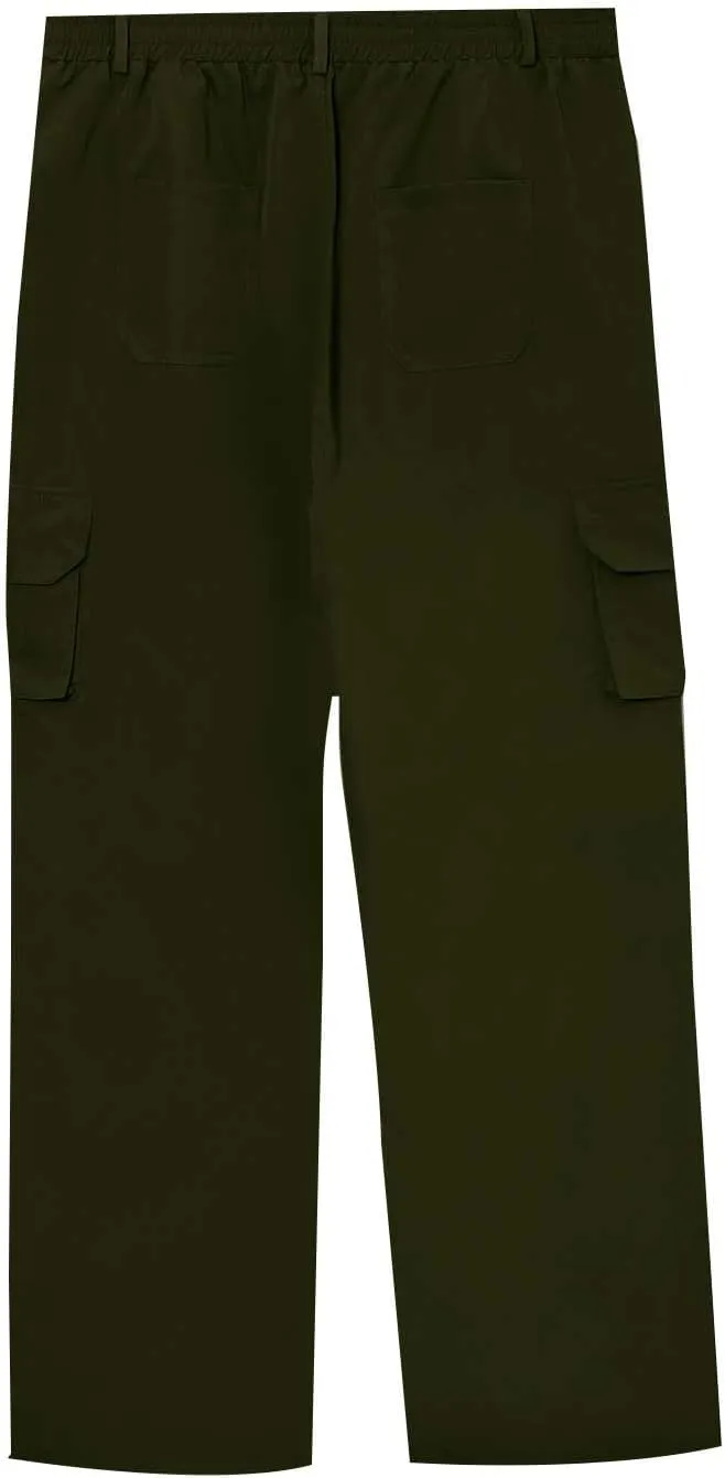 Men's Flex Ripstop Tactical Pants Water Resistant Stretch Cargo Pants Lightweight Hiking Work Trousers Multi Pockets