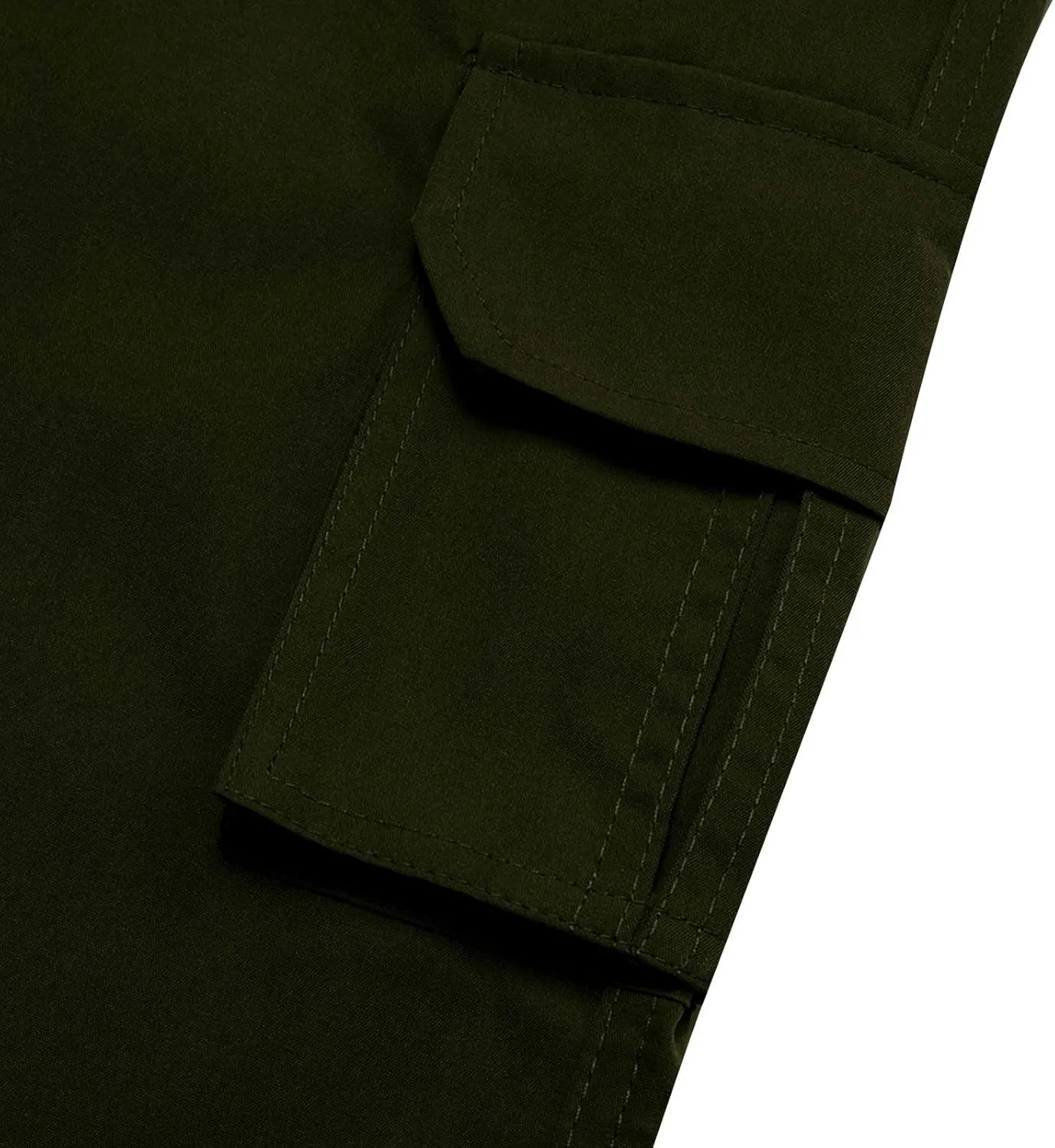 Men's Flex Ripstop Tactical Pants Water Resistant Stretch Cargo Pants Lightweight Hiking Work Trousers Multi Pockets