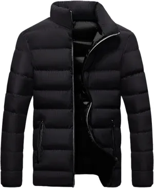Men's Lightweight Puffer Jacket Winter Puffer Jacket Fleece Warm Coat Outerwear Cold Weather Jackets, L-5XL