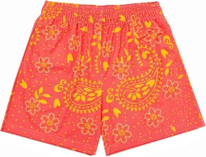 Mens Mesh Running Gym Shorts Quick-Dry with Graphic Print Lightweight Athletic Casual Shorts Pockets