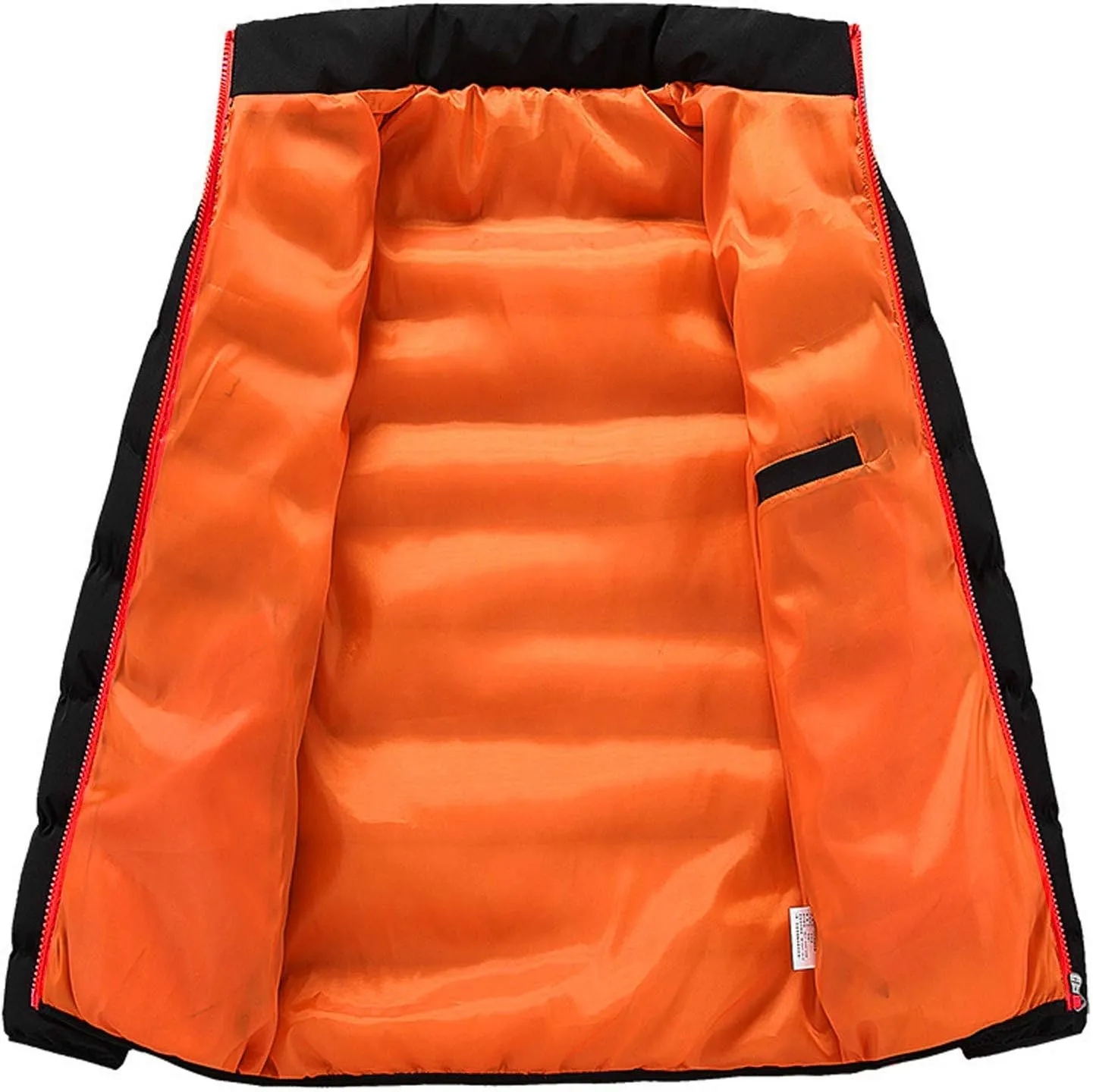 Men's Puffer Jackets Warm Windproof Winter Coat Windbreaker Stand Collar Quilted Down Jacket Winter Fall Spring Ski Jacket