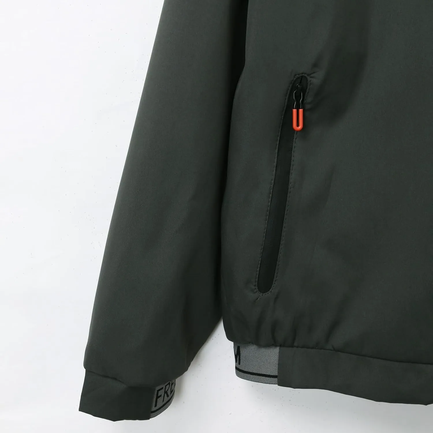 Mens Rain Jackets Zip Up Hooded Waterproof Windbreakers Loose Lightweight Coats Lapel Fashion Clothes with Pockets