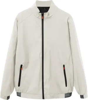 Mens Rain Jackets Zip Up Hooded Waterproof Windbreakers Loose Lightweight Coats Lapel Fashion Clothes with Pockets
