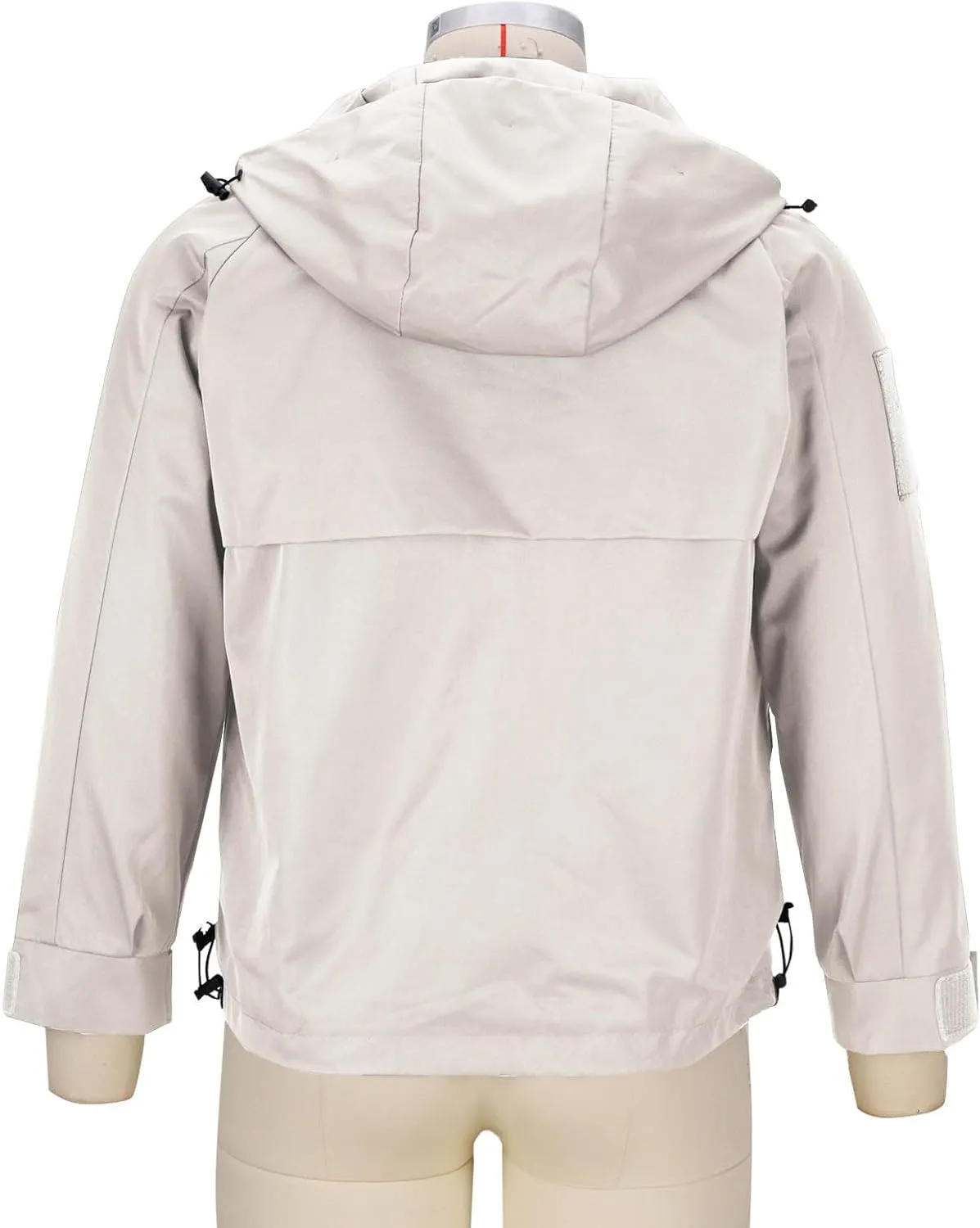 Mens Raincoat Water-Resistant Windbreakers Mountain Sports Jacket Men Winter Outdoor Travel Hooded Jacket Zip Up