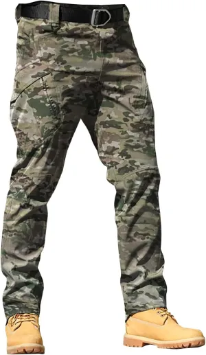 Mens Resort Wear 2025 Camo Cargo Pants Y2k Men Baggy Camouflage Pants Oversized Joggers Trousers Sweatpants with Pockets
