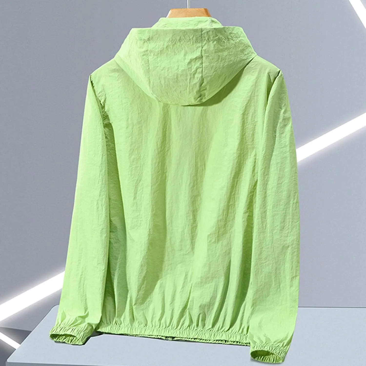 Mens Sun Shirts Summer Jackets Fashion Thin Sun Protection Hooded Sweatshirt Loose Fit Comfy Outdoor Hoodies Coat