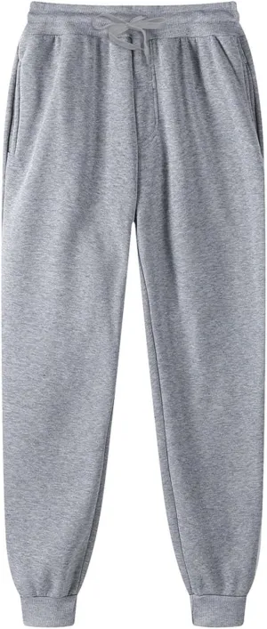 Mens Sweatpants Open Bottom Mens Sweatpants Multi Pockets Solid Color Pants Casual Joggers Leggings Running Work Pants