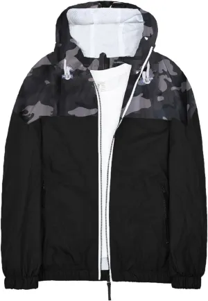 Men's Windbreaker Rain Jacket Lightweight Water-Resistant Hooded Rain Shell Outdoors Raincoat Windbreakers for Men