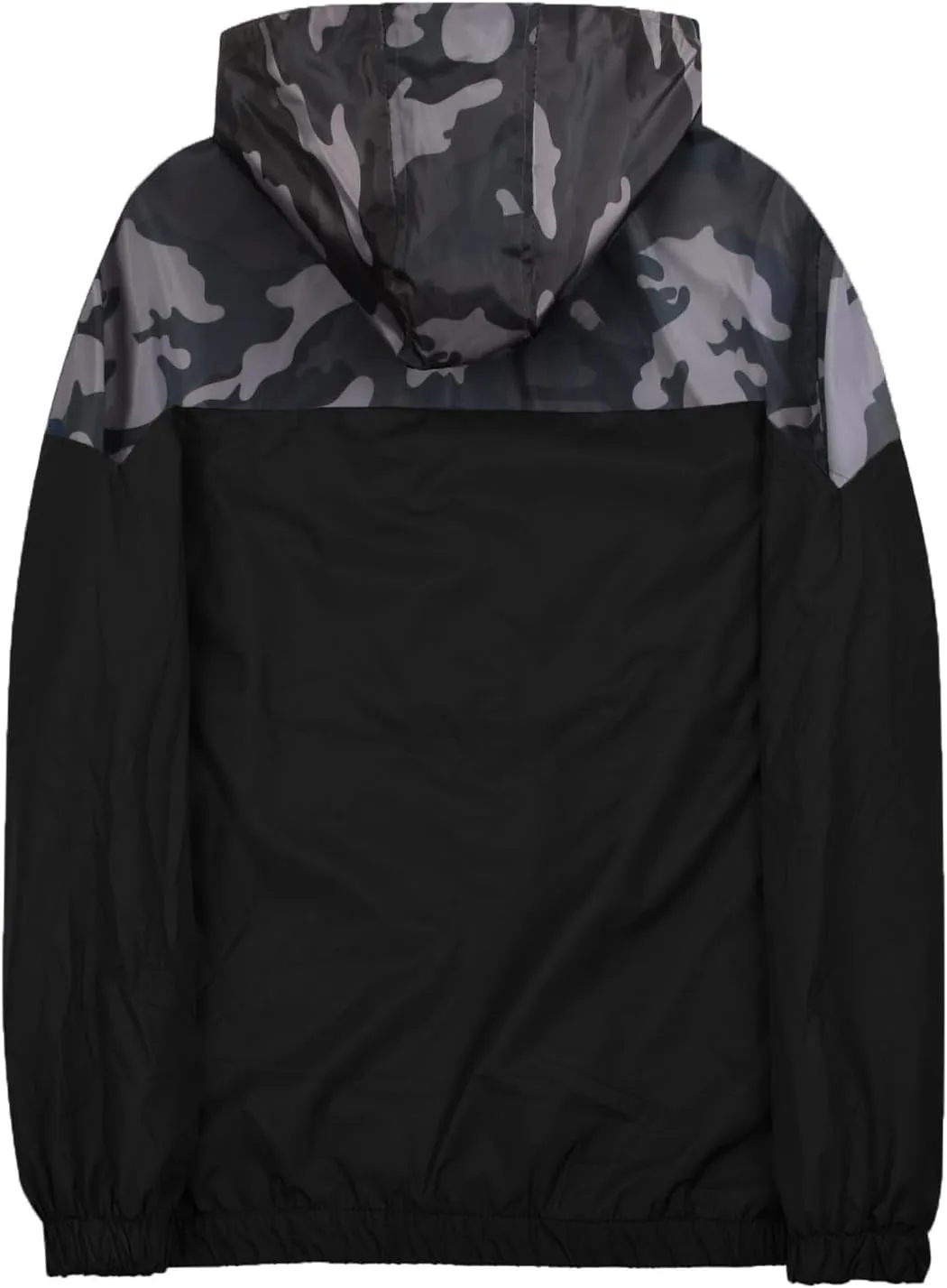 Men's Windbreaker Rain Jacket Lightweight Water-Resistant Hooded Rain Shell Outdoors Raincoat Windbreakers for Men