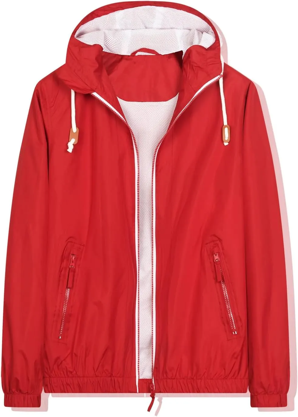 Men's Windbreaker Rain Jacket Lightweight Water-Resistant Hooded Rain Shell Outdoors Raincoat Windbreakers for Men