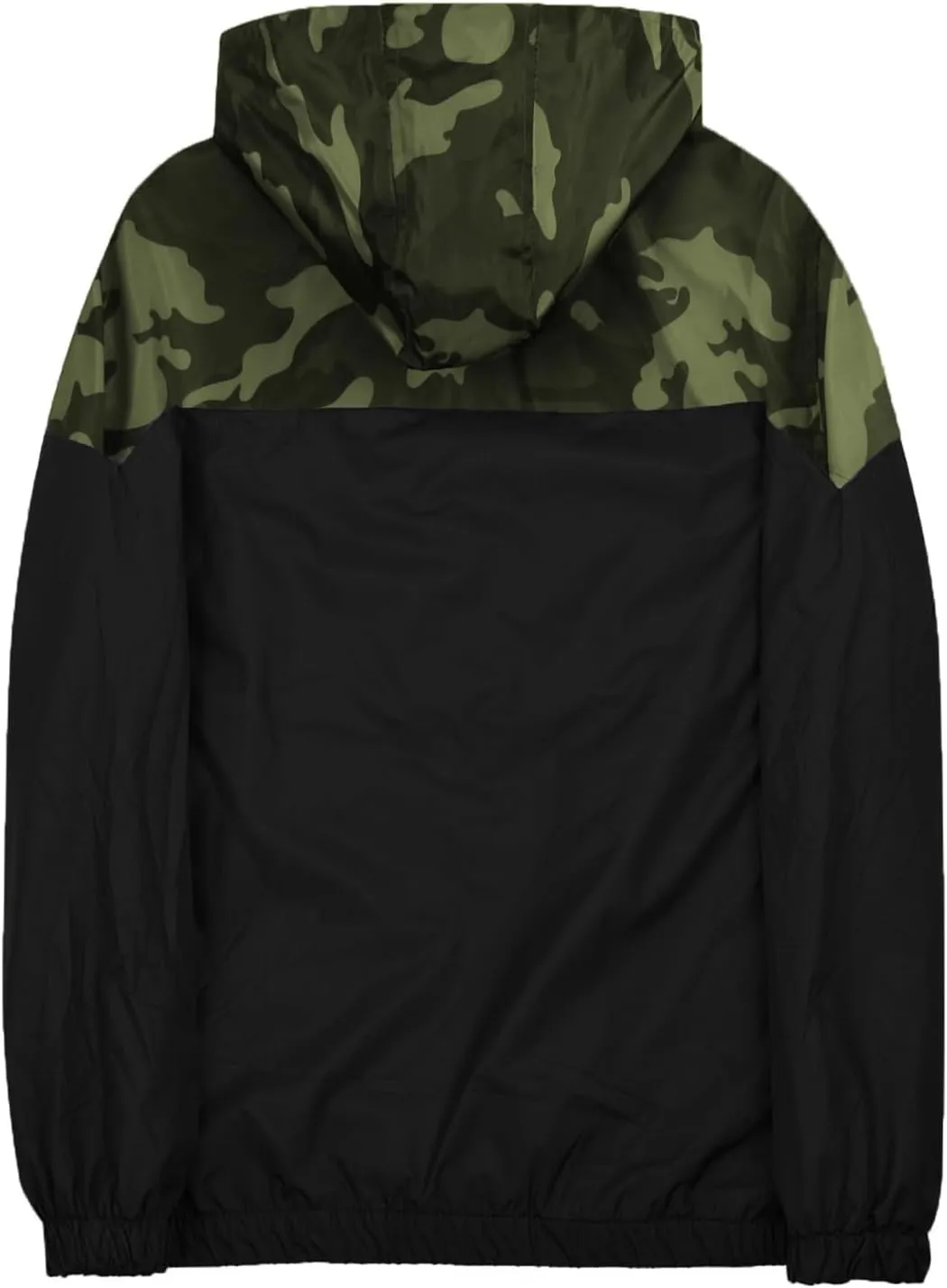 Men's Windbreaker Rain Jacket Lightweight Water-Resistant Hooded Rain Shell Outdoors Raincoat Windbreakers for Men