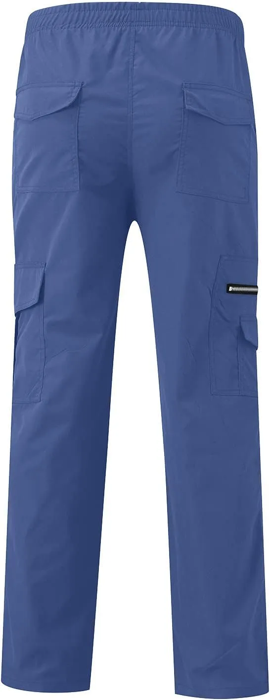Mens Work Pants Stretch Flex Construction Cargo Pants with Pockets Outdoor Flexcamo - Tactical Waterproof Pants