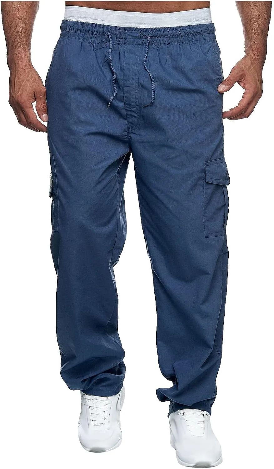 Mens Work Pants Stretch Flex Construction Cargo Pants with Pockets Outdoor Flexcamo - Tactical Waterproof Pants