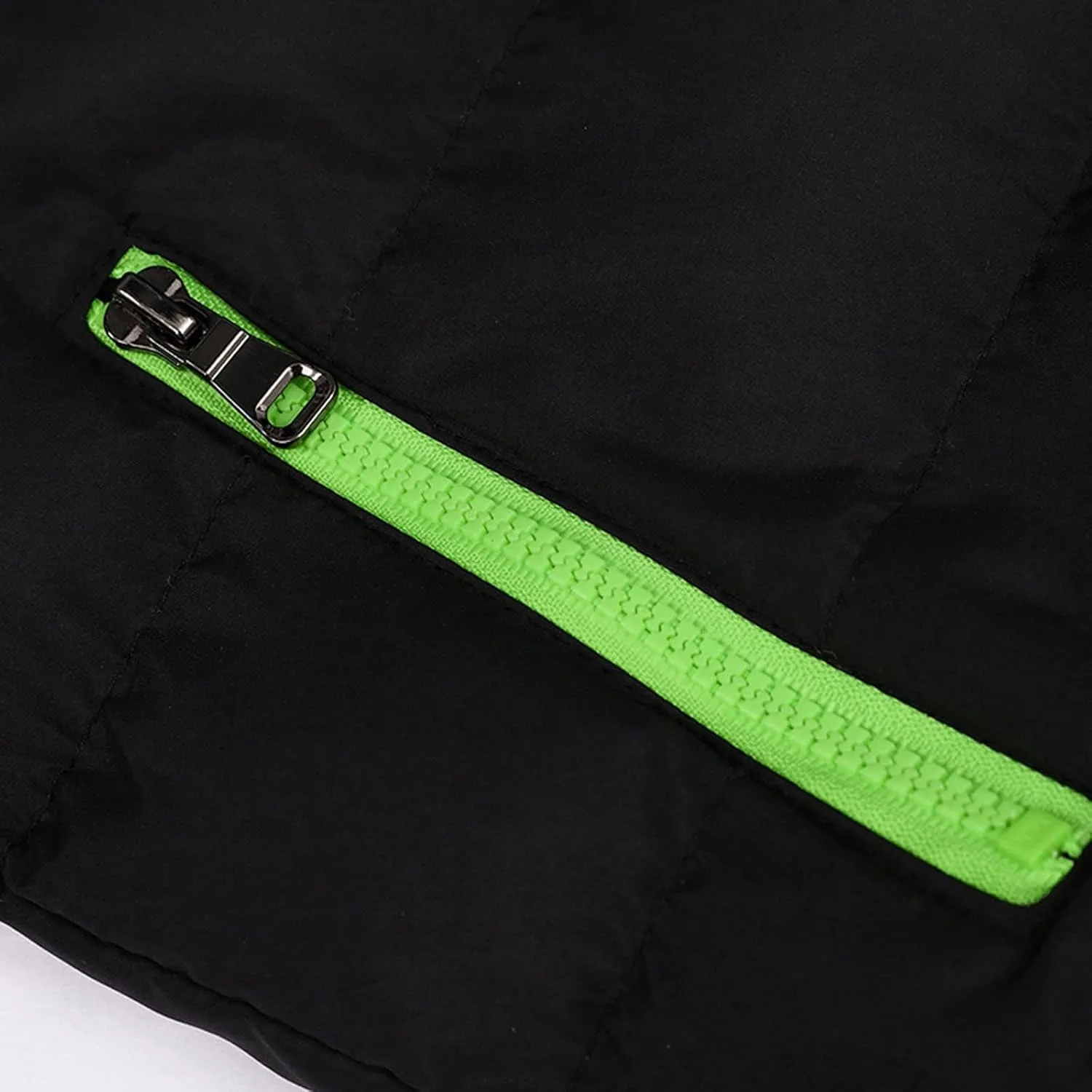 Puffer Jacket Men Fall Winter Warm Quilted Jacket Lightweight Long Sleeve Down Coat Casual Zip Up Stand Collar Outwear
