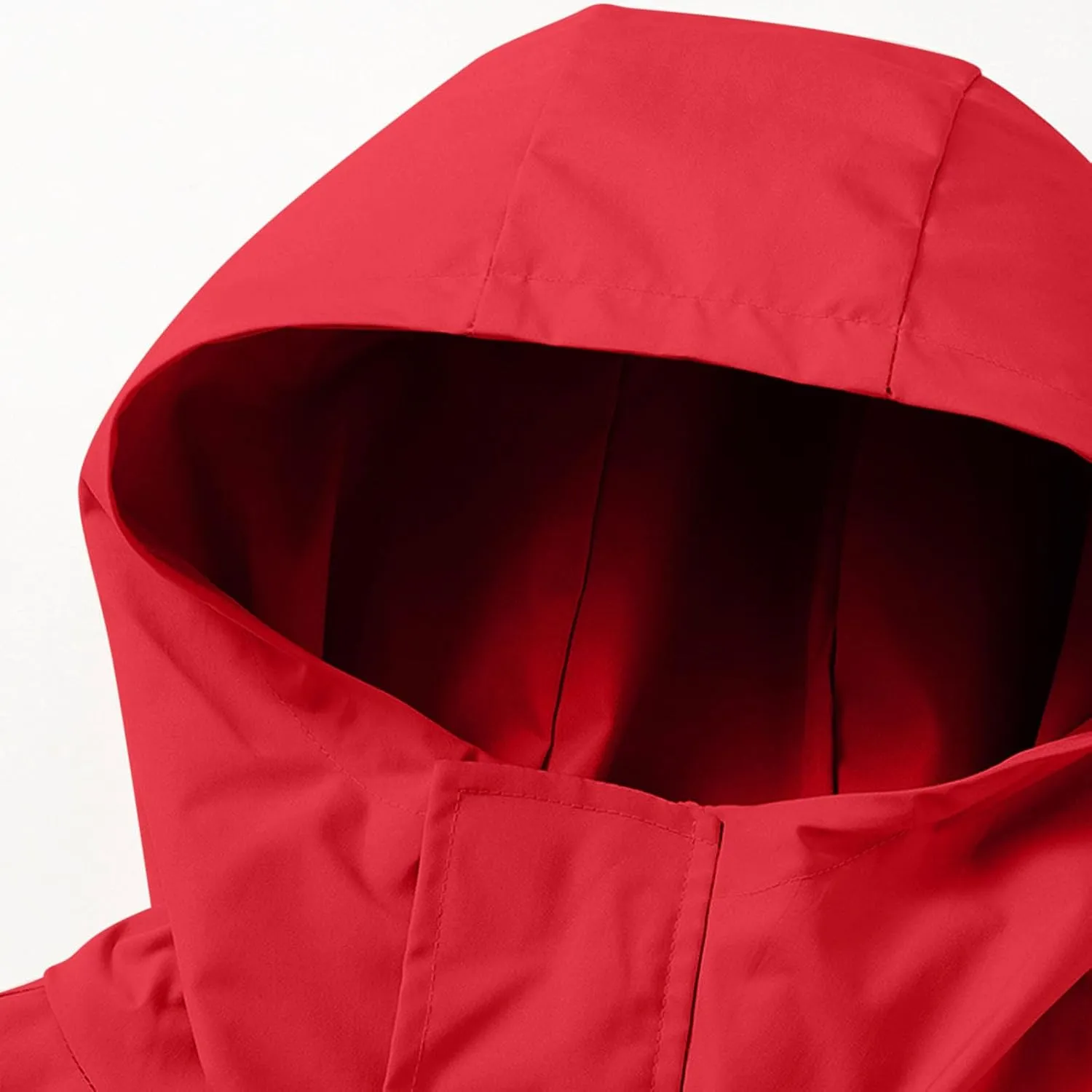 Rain Jacket Men Women Lightweight Packable Hooded Rain Coat Waterproof Windbreaker Active Outdoor Hiking Trench Coats