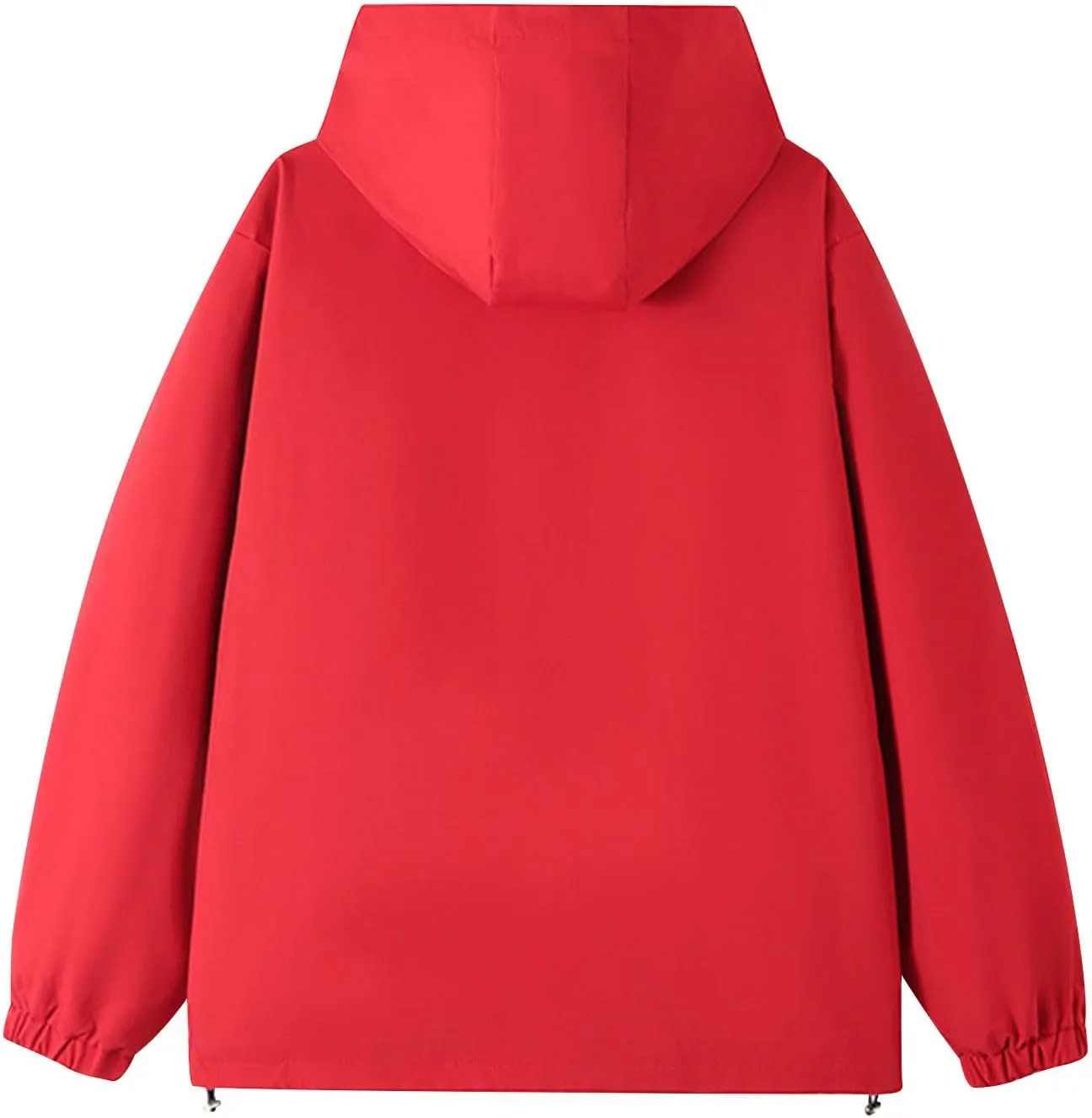 Rain Jacket Men Women Lightweight Packable Hooded Rain Coat Waterproof Windbreaker Active Outdoor Hiking Trench Coats