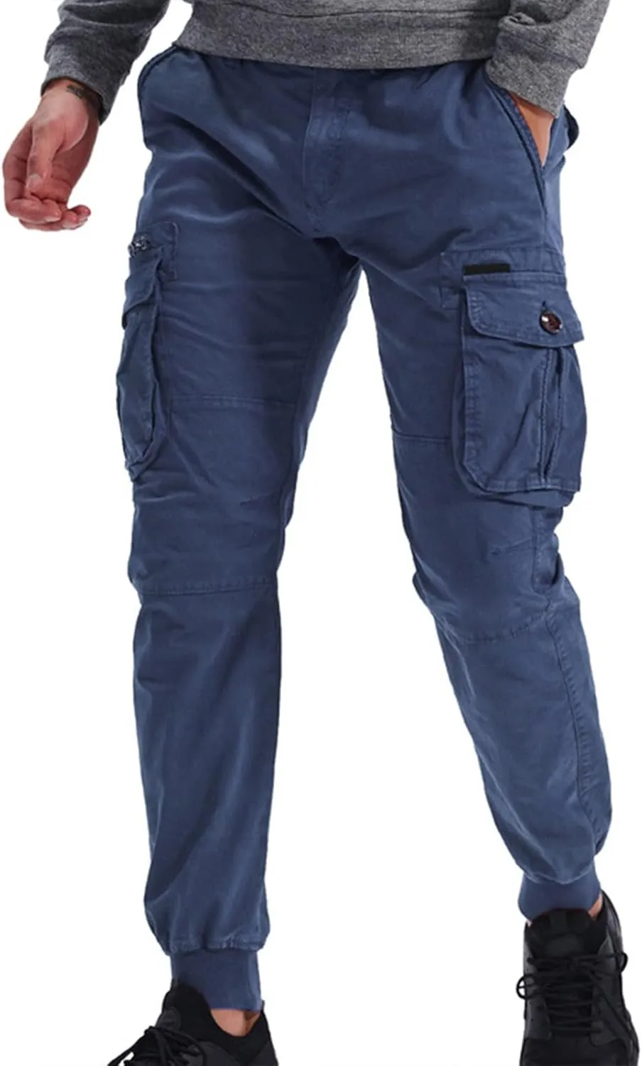 RTRDE Men's Cargo Pants Casual Fashion Pants Loose Straight Leg Pant Pants, 29-40
