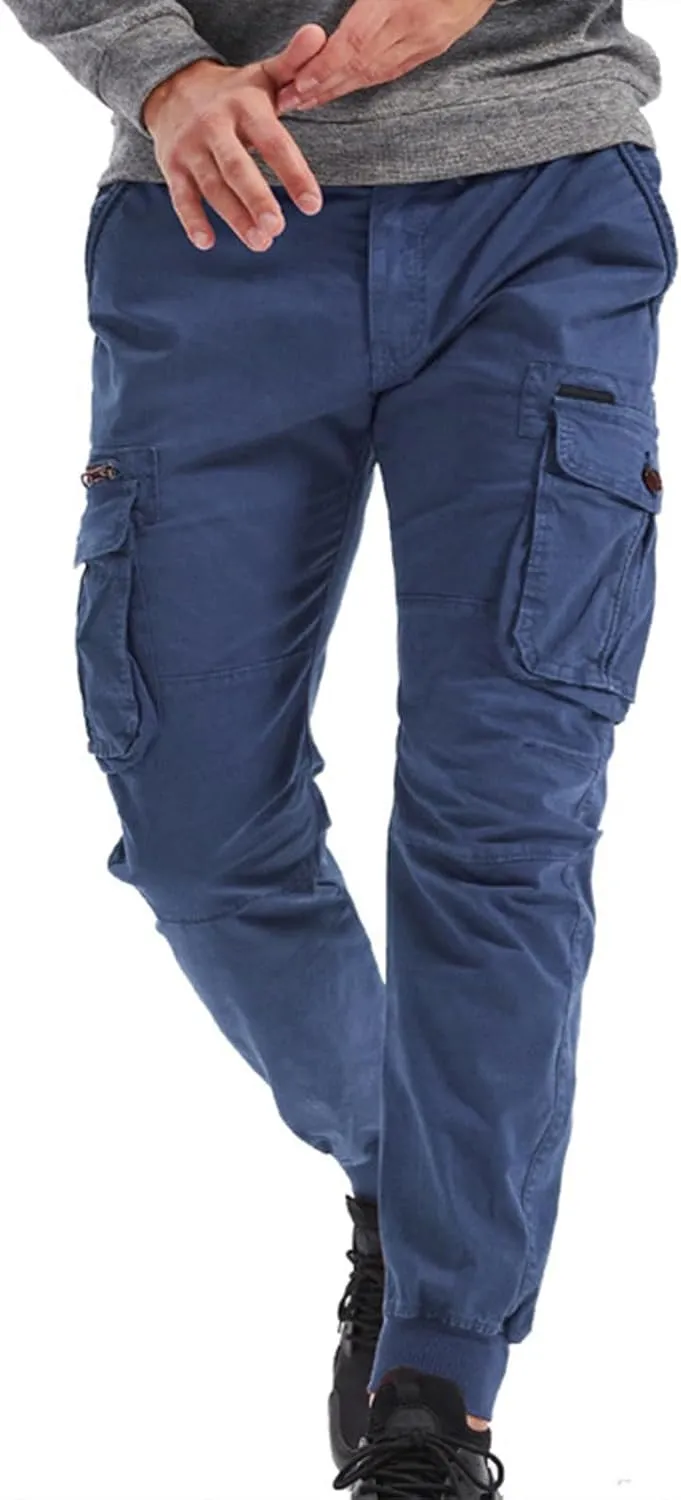 RTRDE Men's Cargo Pants Casual Fashion Pants Loose Straight Leg Pant Pants, 29-40