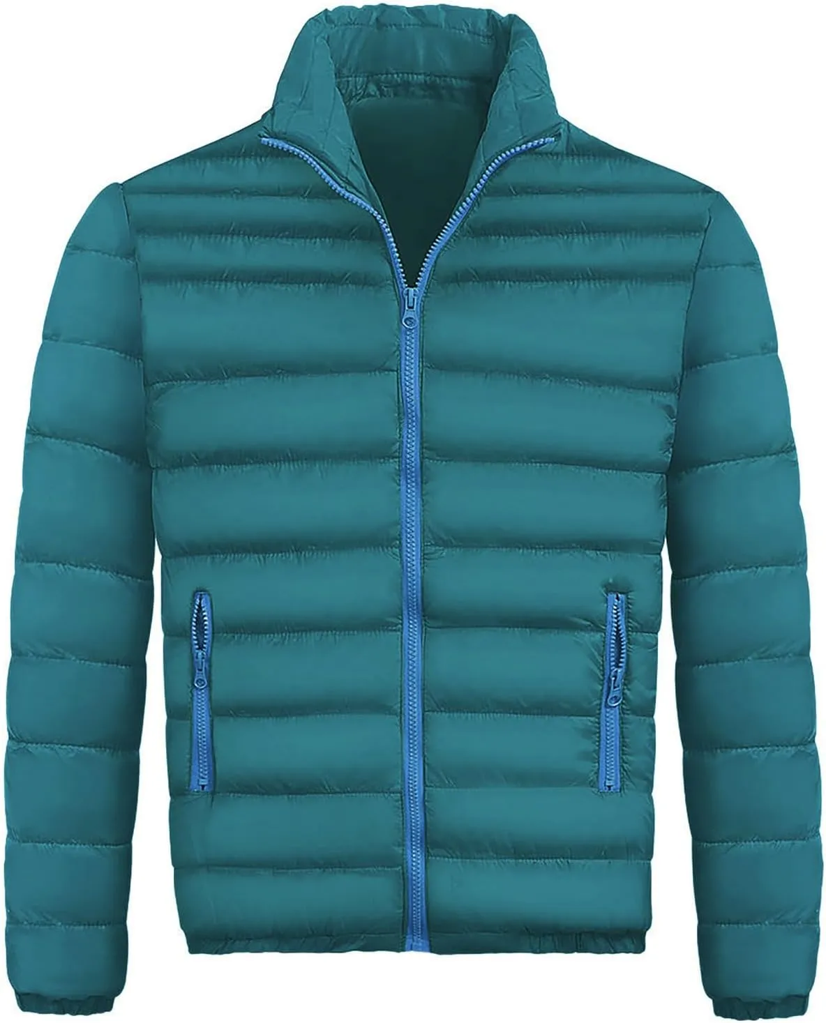 RTRDE Men's Light Puffer Jacket Winter Lightweight Jacket Warm Insulated Windproof Quilted Coat Down, M-2XL