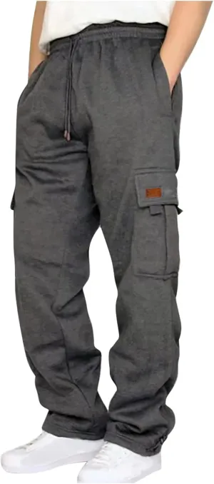 RTRDE Men's Pants Cargo Casual Joggers Loose Fit Trousers Athletic Pants with Pockets Pants, S-5XL